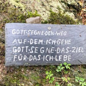 Glückwünsche auf dem Weg Mehring-Neumagen-Drohn