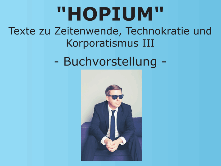 "Hopium" von Tom-Oliver Regenauer - Buchvorstellung - 15. September 2025 in Wiesbaden